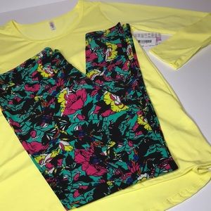 Stunning LulaRoe Outfit !!! m lynnae & tc leggings